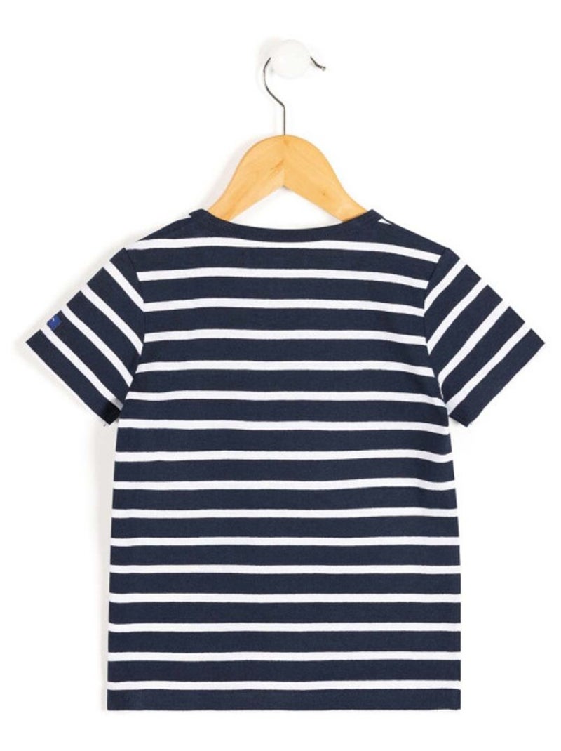 Mariniere manches courtes - Terre de Marins Bleu Blanc - Kiabi