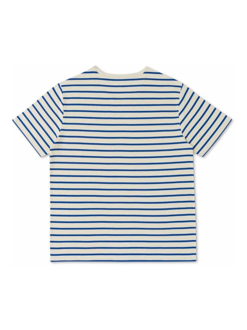 Mariniere manches courtes - Terre de Marins Gris Bleu - Kiabi