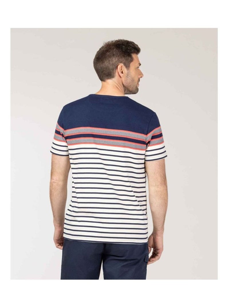 Mariniere manches courtes - Terre de Marins Gris/Multicolore - Kiabi