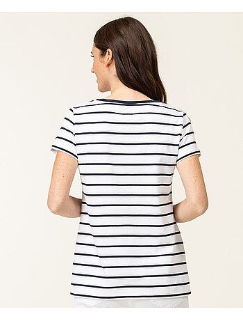 Mariniere manches courtes - Terre de Marins