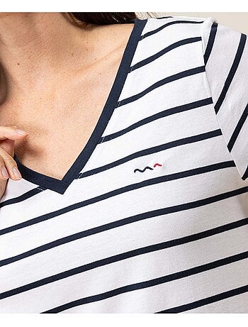 Mariniere manches courtes - Terre de Marins