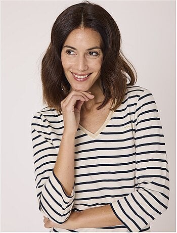 Mariniere manches courtes - Terre de Marins