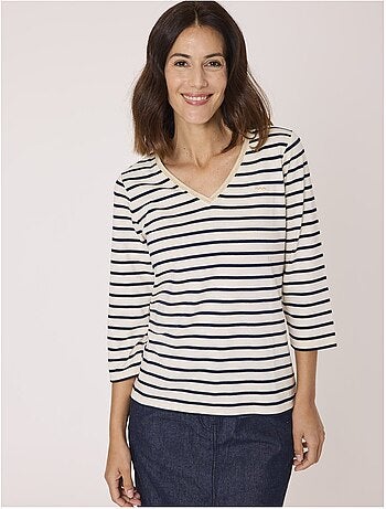 Mariniere manches courtes - Terre de Marins