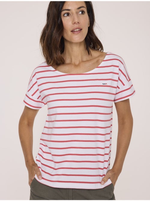 Mariniere manches courtes 100% coton - Terre de Marins - Kiabi