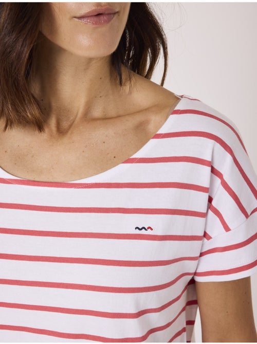 Mariniere manches courtes 100% coton - Terre de Marins - Kiabi