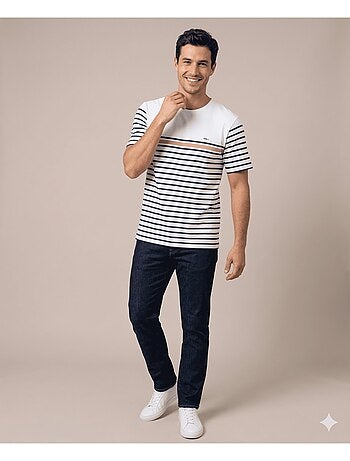 Mariniere manches courtes 100% coton - Terre de Marins