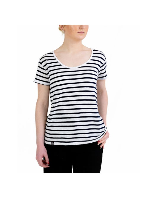 Marinière Manches Courtes 'Breizh Océan', T-shirt Été, 100% Coton léger - Kiabi