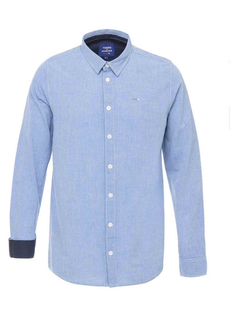 Marinière manches courtes Homme vert/beige - Terre de Marins Bleu - Kiabi