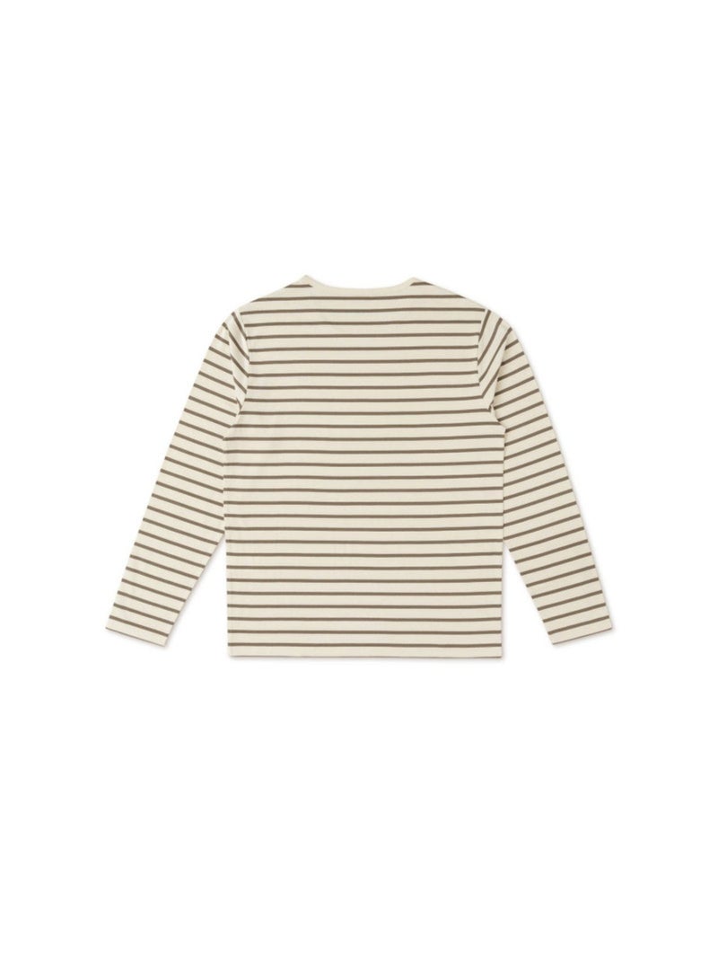 Mariniere manches longues - Terre de Marins Beige sable - Kiabi