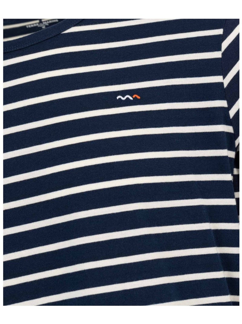 Mariniere manches longues - Terre de Marins Bleu Beige - Kiabi