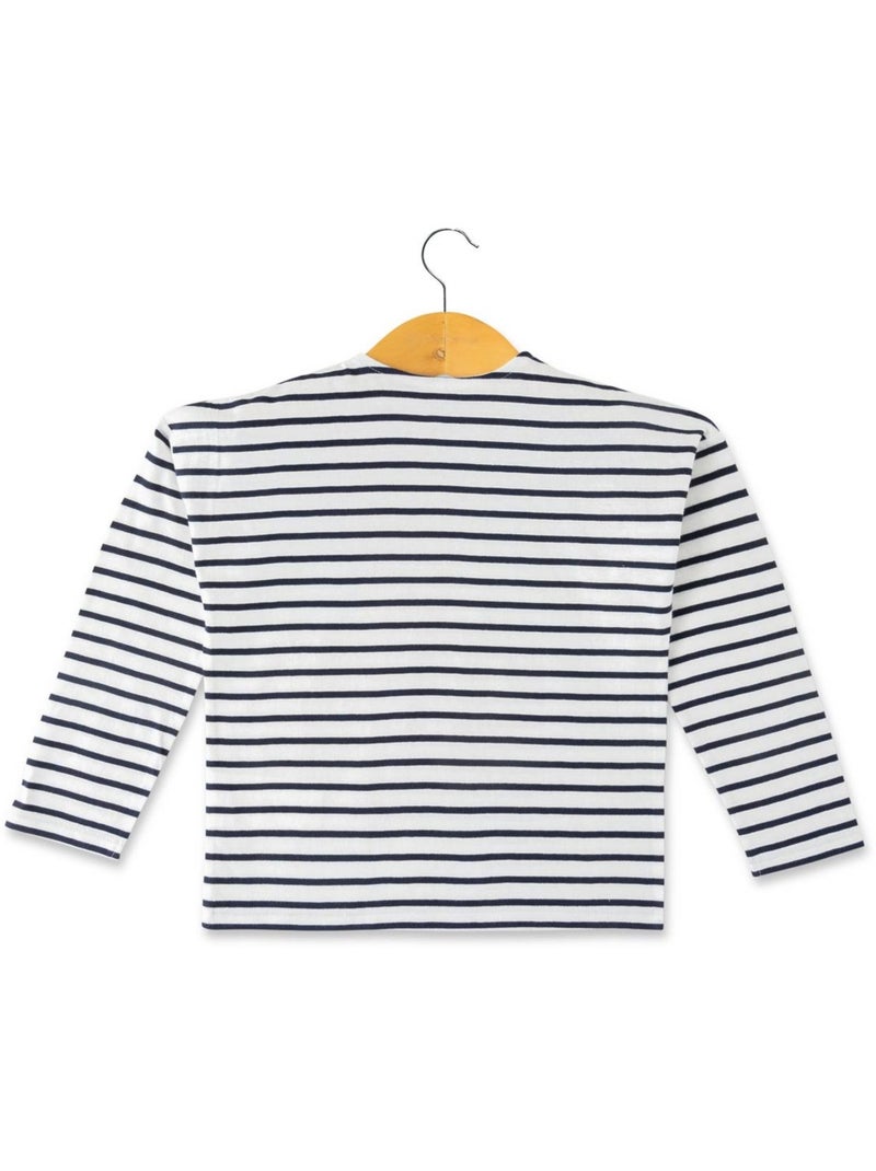 Mariniere manches longues - Terre de Marins Multicolore - Kiabi