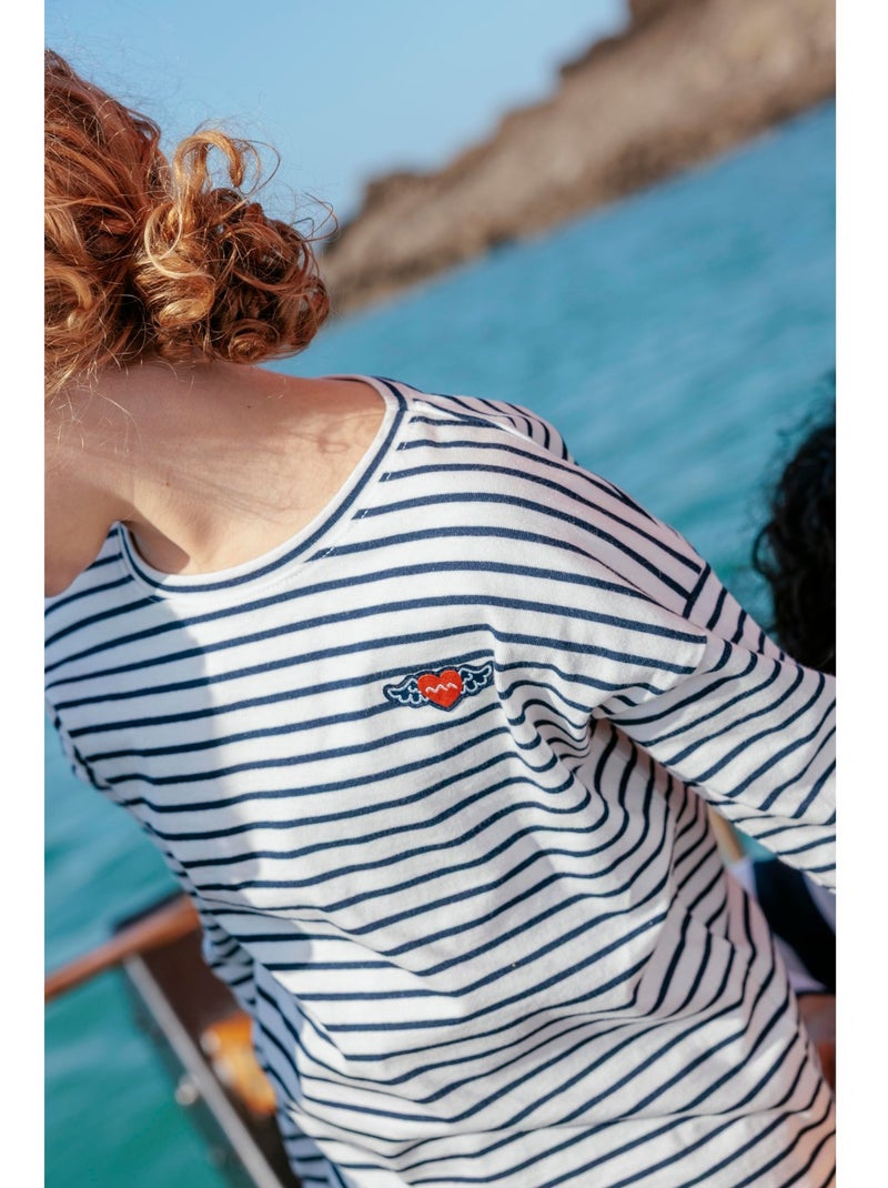 Mariniere manches longues - Terre de Marins Multicolore - Kiabi