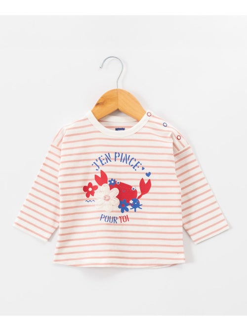 Mariniere manches longues 100% coton - Terre de Marins - Kiabi