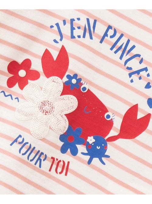 Mariniere manches longues 100% coton - terre de marins - Kiabi Mariniere manches longues 100% coton - terre de marins - Kiabi