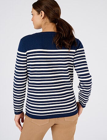 Marinière rayures brillantes - Damart