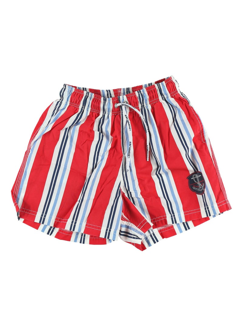 Marino Maillot Short Archimède Rouge - Kiabi