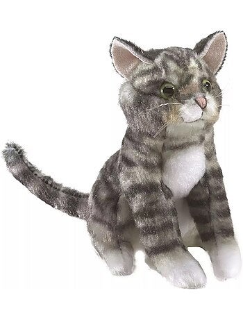 Marionnette à doigt chat tigré