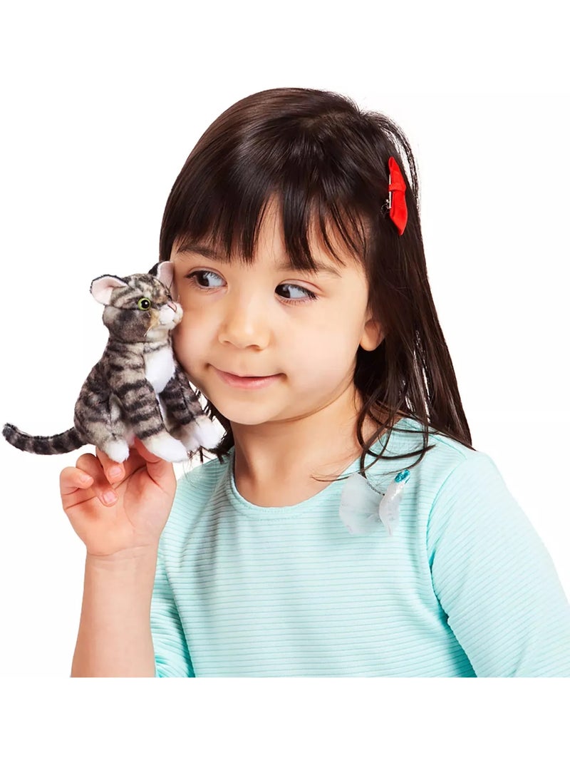 Marionnette à doigt chat tigré Gris - Kiabi