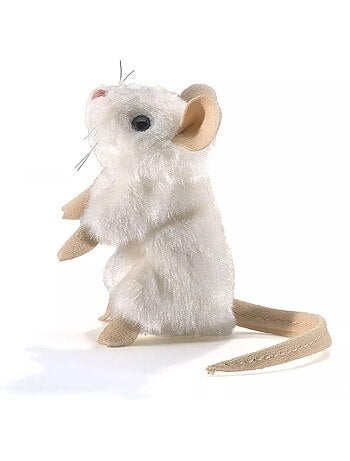 Marionnette à doigt Souris blanche