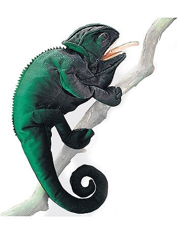 Marionnette à main caméléon