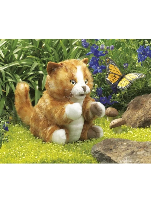 Marionnette à main Chat Tabby roux - Kiabi