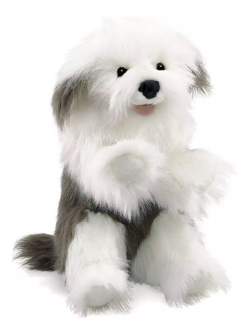 Marionnette à main Chien Bobtail - Kiabi