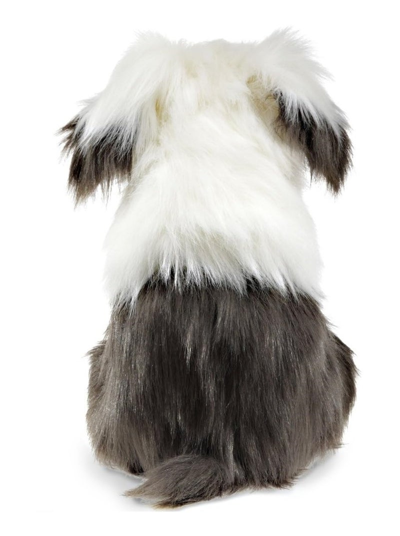 Marionnette à main Chien Bobtail Blanc - Kiabi