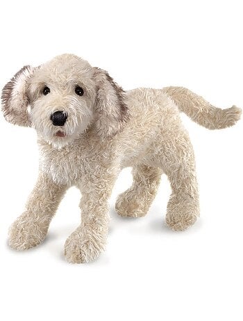 Marionnette à main Chien Labradoodle