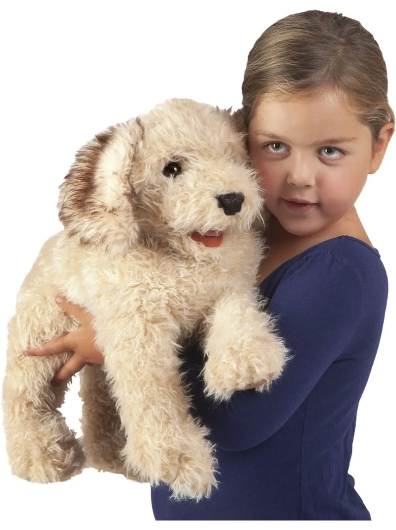 Marionnette à main Chien Labradoodle Beige - Kiabi