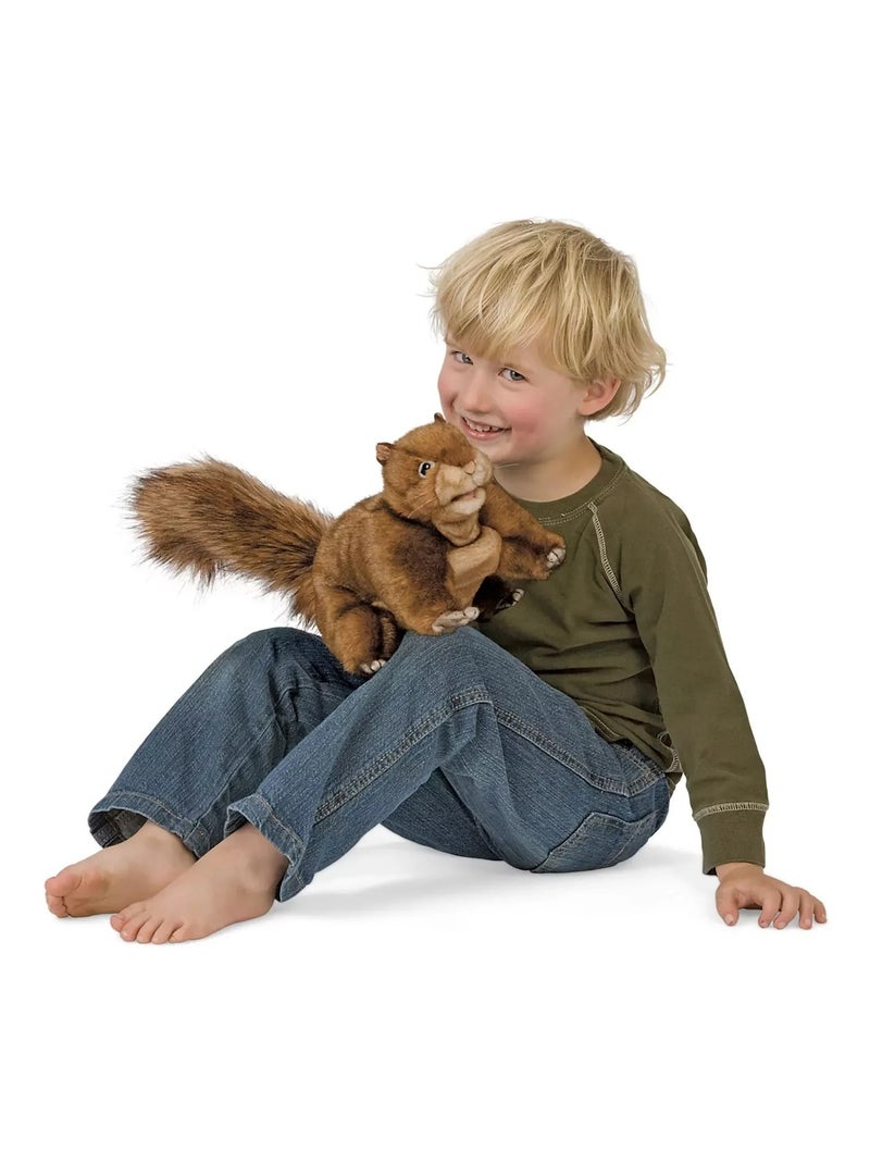 Marionnette à main Écureuil roux Marron - Kiabi