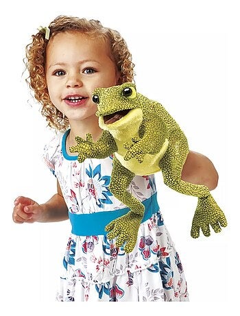 Marionnette à main Grenouille rigolote