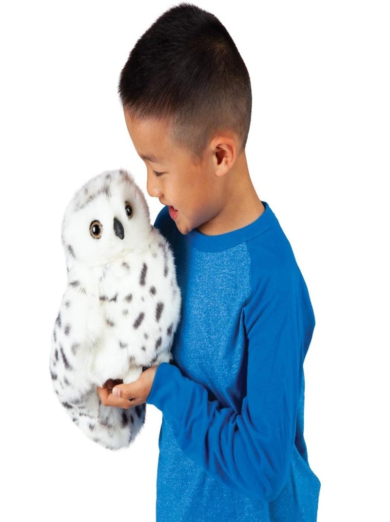 Marionnette à main Harfang des neiges Blanc - Kiabi