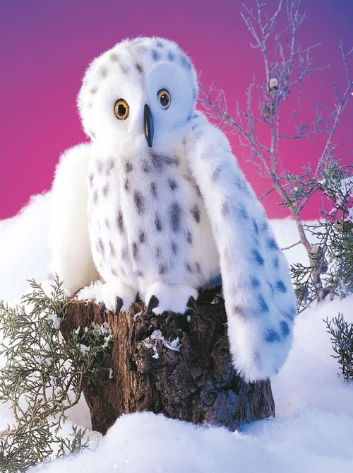 Marionnette à main Harfang des neiges - Kiabi