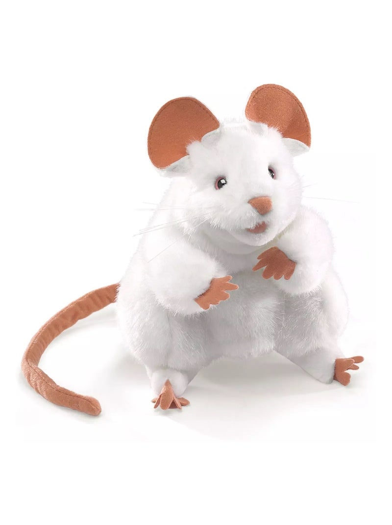 Marionnette à main Souris blanche Blanc - Kiabi