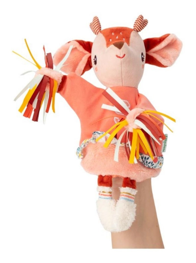 Marionnette à main Stella pompom Orange - Kiabi