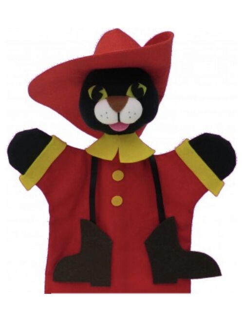 Marionnette Chat Botte 32 cm - Kiabi