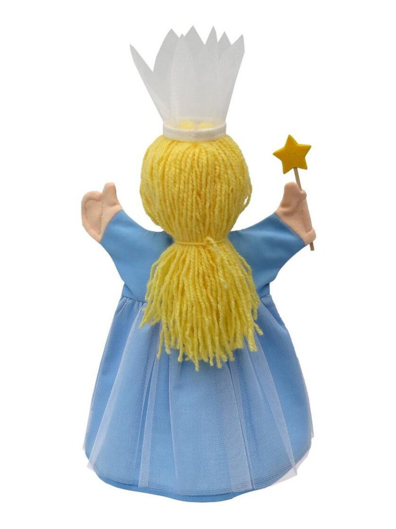 Marionnette Fée Bleue à fleurs Bleu - Kiabi