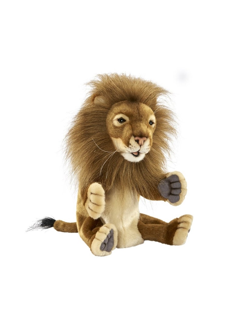Marionnette Lion 30centimetre Beige - Kiabi
