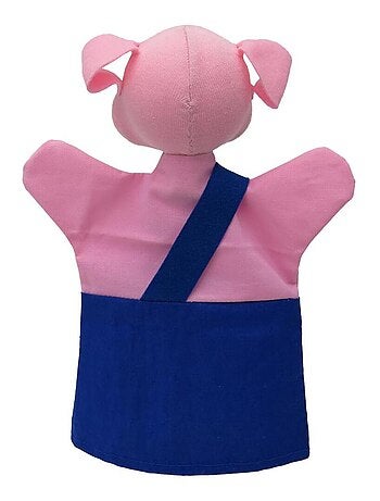 Marionnette Petit Cochon bleu