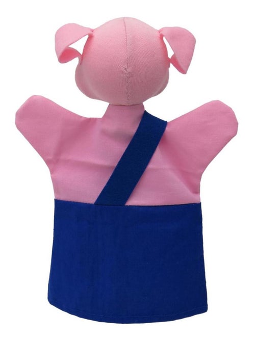 Marionnette Petit Cochon bleu - Kiabi