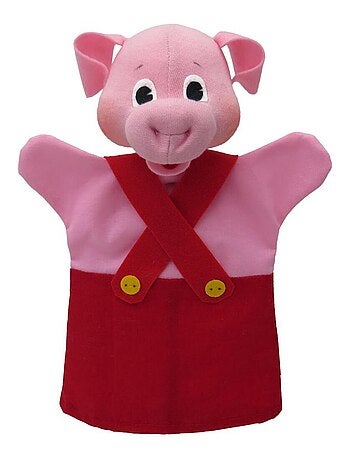 Marionnette Petit Cochon rouge