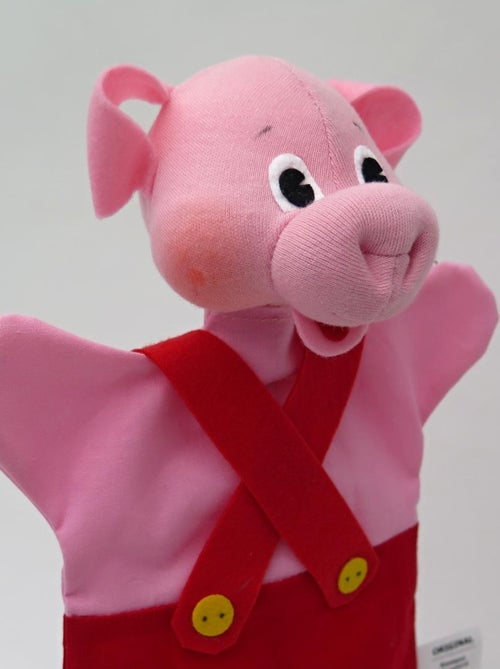 Marionnette Petit Cochon rouge - Kiabi