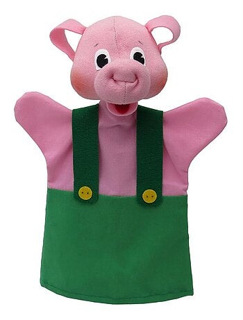 Marionnette Petit Cochon vert