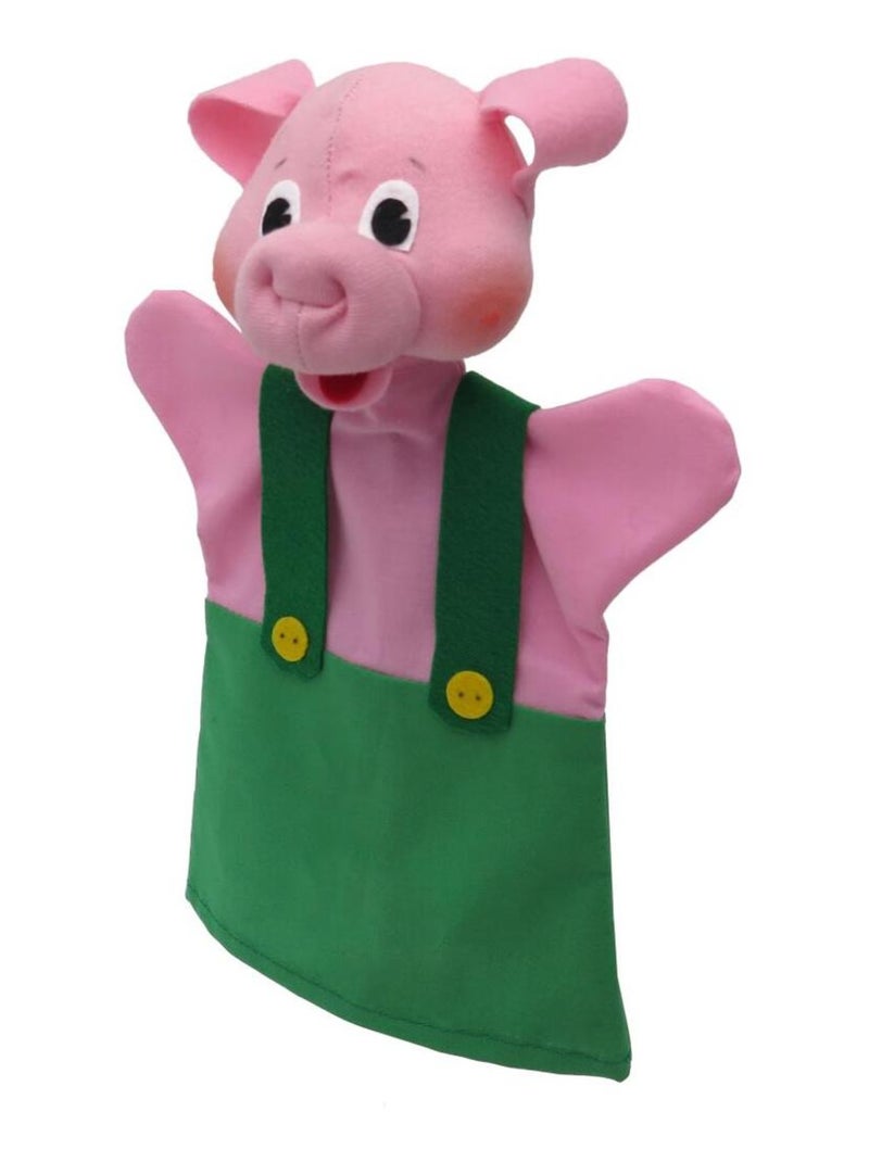 Marionnette Petit Cochon vert Vert - Kiabi