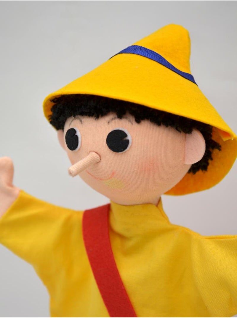 Marionnette pinocchio Jaune - Kiabi