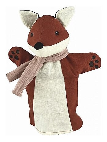Marionnette renard en coton