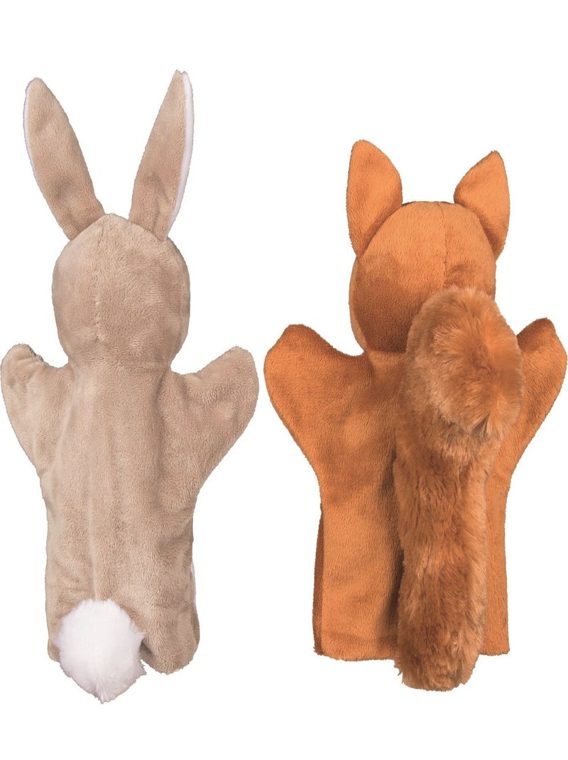 Marionnettes Écureuil, Lapin et Hérisson Multicolore - Kiabi