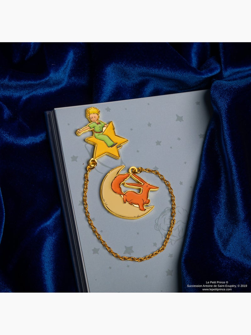 Marque-page Chaînette Le Renard et Le Prince - Le Petit Prince Doré - Kiabi