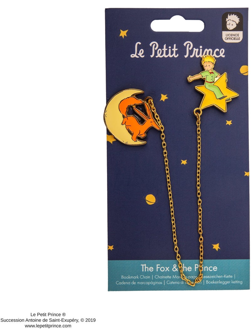 Marque-page Chaînette Le Renard et Le Prince - Le Petit Prince Doré - Kiabi