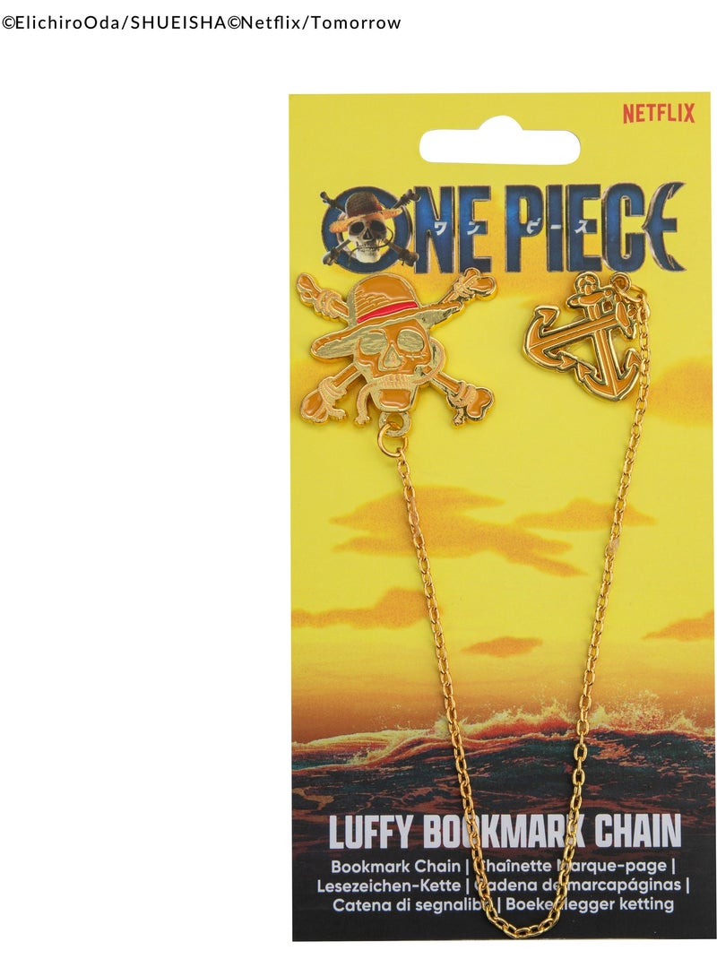 Marque-page Chaînette Luffy - One Piece Doré - Kiabi